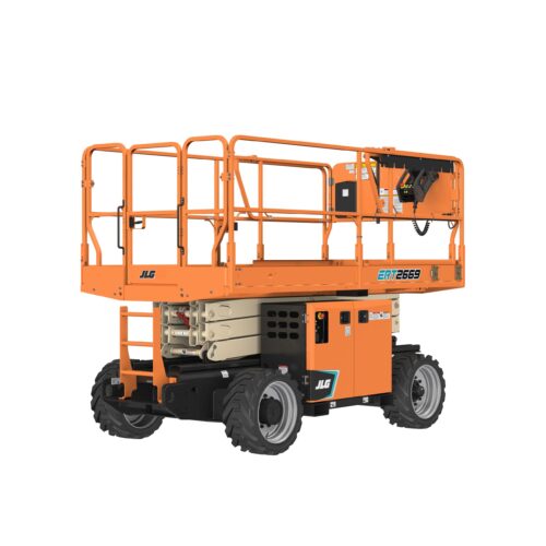 8 Meter Rough Terrain Scissor Lift, Electric