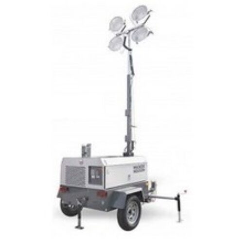 Towable Light Tower with 6kW Generator, 4,200W, Diesel Powered