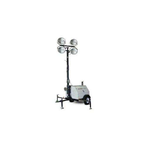 Towable Light Tower with 8-15kW Generator, 4,200W, Vertical Mast, Diesel Powered