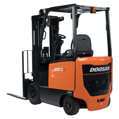 5,000 lb. Electric Warehouse Forklift, Cushion or Pneumatic Tires