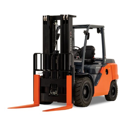 8,000 lb. Gas/LP or Diesel Warehouse Forklift, Pneumatic Tires